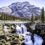 Incredible Athabasca Waterfall - Jasper National Park, AB, Canada - Copyright by MinhTan.net